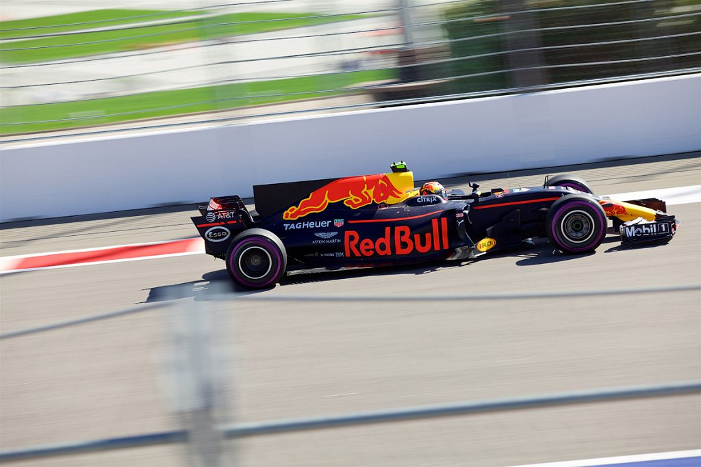 Max Verstappen of Red Bull Racing. Formula One. Sochi Russia.