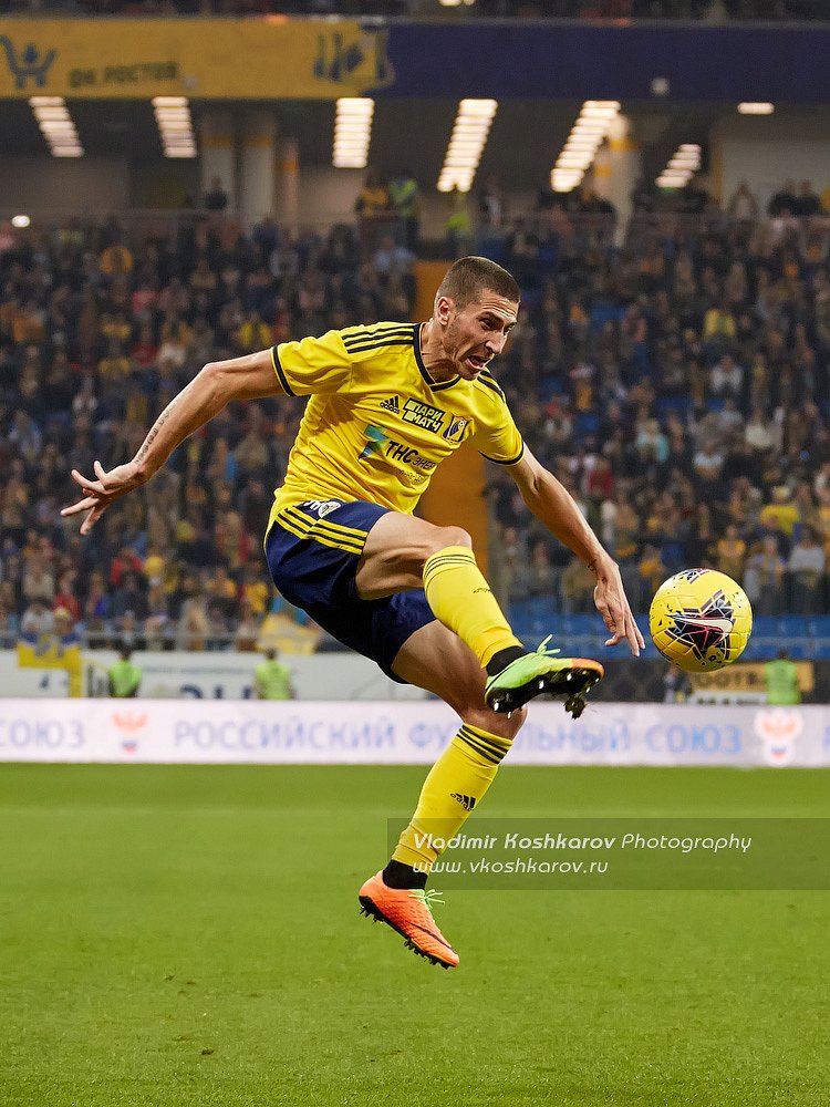 Aleksey Ionov of FC Rostov in action