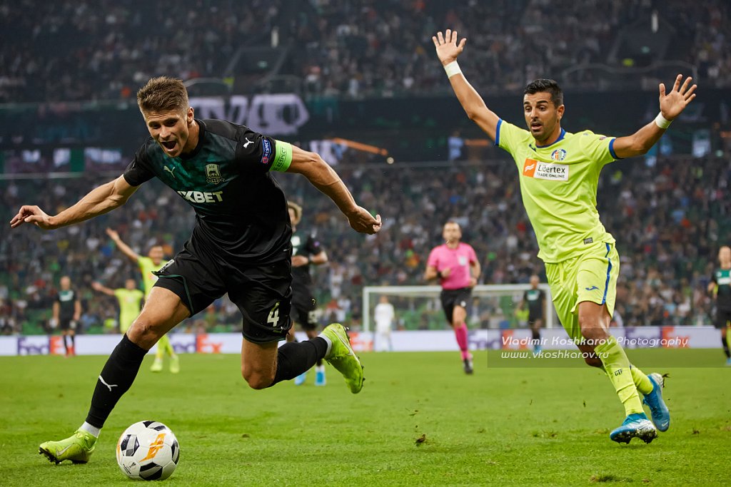 Aleksandr Martynovich of FC Krasnodar in action