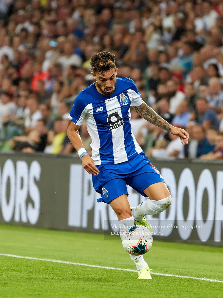 Alex Telles of FC Porto in action